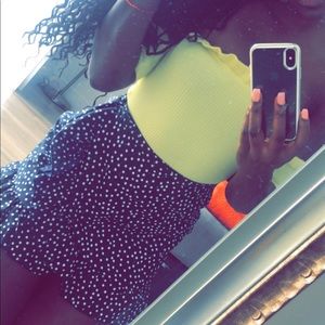 Off Shoulder Yellow Top